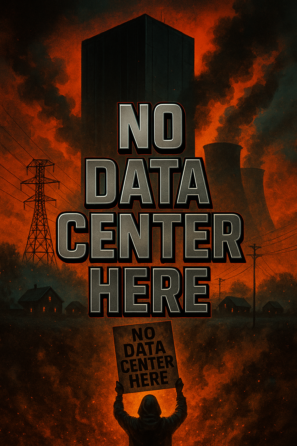 No Data Center Here poster